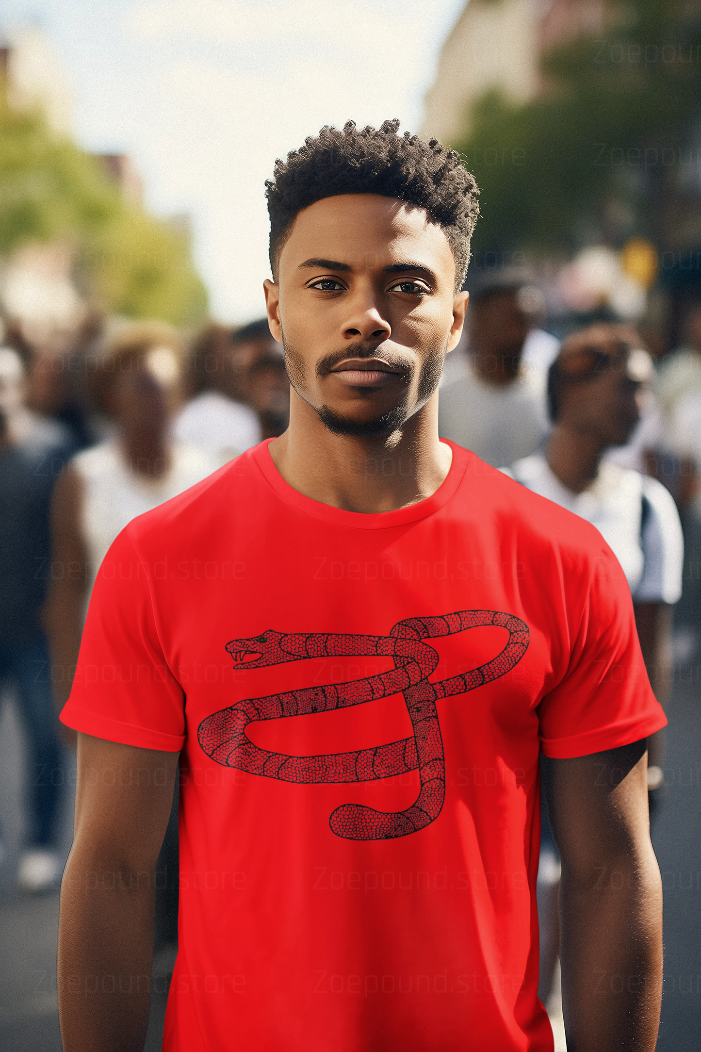 Striking ZP Snake Graphic T-Shirt