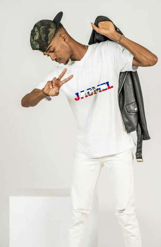 Zoe Pound "Jacmel" Haitian Print Shirt